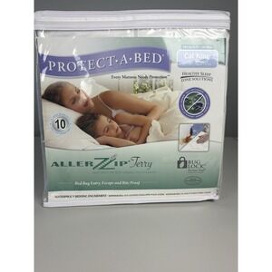 Protect-A-Bed AllerZip Terry Waterproof Bed Bug Mattress Encasement Cal King